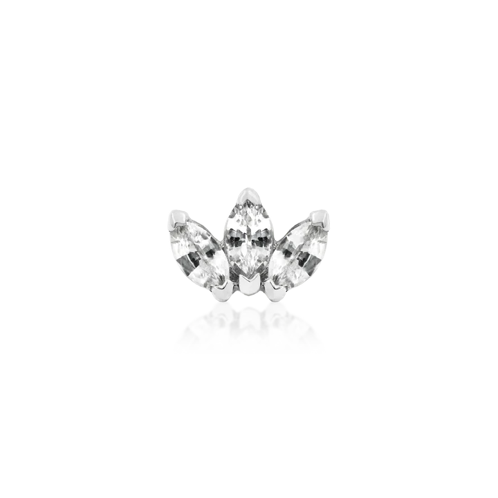 Junipurr Jewelry - Triple Marquise CZ Fan - Image 3