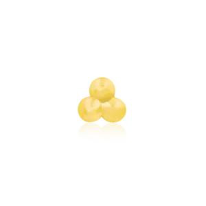 JUNIPURR JEWELRY GOLD TRI-BEAD