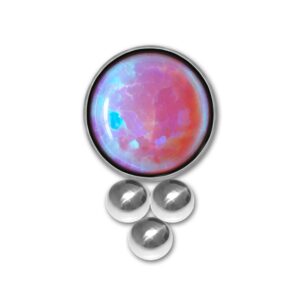 Inari ADA 3 Beaded Opal Bezel Set