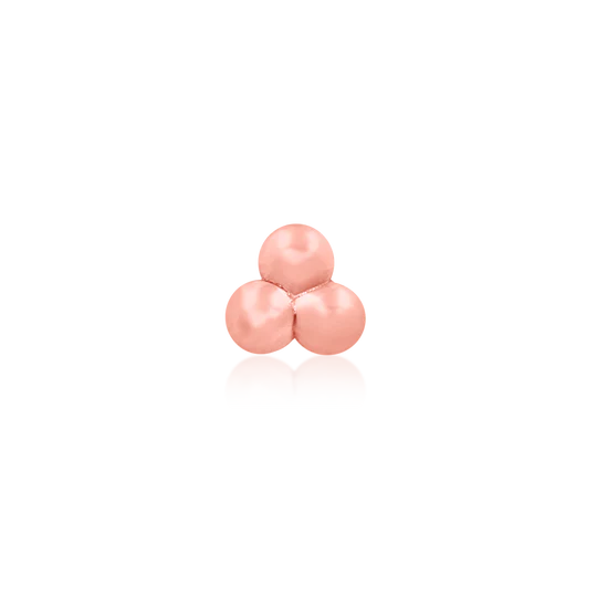 JUNIPURR JEWELRY GOLD TRI-BEAD - Image 2